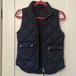 J.CREW Navy Vest